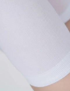 Calceta Larga Medieta Lisa Blanco