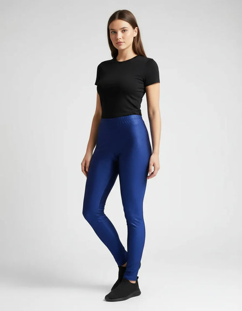 Leggings Brillosos Mujer Vinipiel Sexy Strech Uso Diario by Don Calcetín
