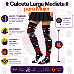 Calceta Larga Medieta Cartas Poker - Don Calcetín