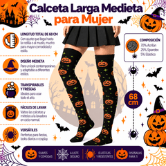 Calcetas Larga Medieta Calabazas - Don Calcetín
