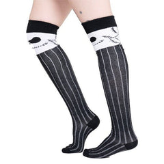 Calcetas Largas Halloween - Estampado Jack Rayas - Don Calcetín