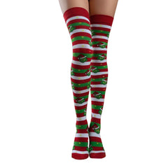 Calcetas Largas Medieta - Navideñas Grinch Duende - Don Calcetín
