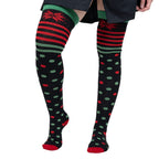Calcetas Largas Navideñas Medieta - Algodón Suave Y Cómodas - Don Calcetín