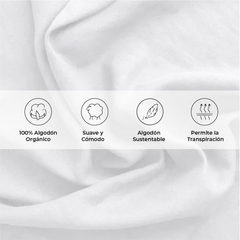 Camiseta Blanca Tirante Grueso Algodón Niña