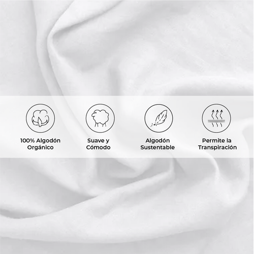 Camiseta Blanca Tirante Grueso Algodón Niña