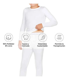 Conjunto De Ropa Interior Térmica Niño - Don Calcetín