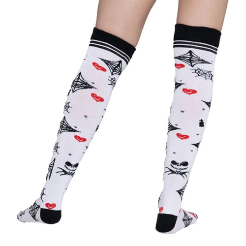 Calceta Larga Medieta Jack Araña Corazón