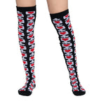 Calceta Larga Medieta Póquer Corazón Trébol