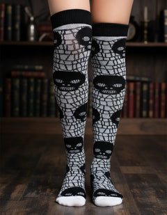 Calceta Larga Medieta Craneos BN