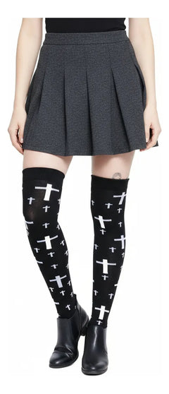 Calceta Larga Medieta Cruces