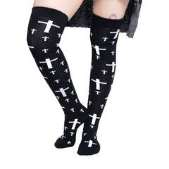 Calceta Larga Medieta Cruces