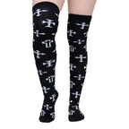 Calceta Larga Medieta Cruces Estilos