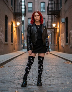 Calceta Larga Medieta Cruces Estilos