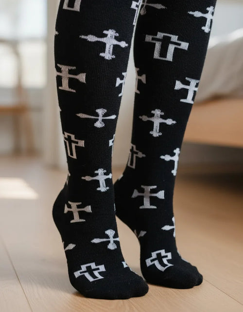 Calceta Larga Medieta Cruces Estilos