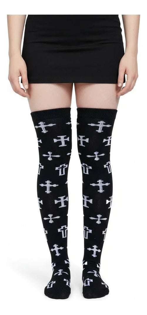 Calceta Larga Medieta Cruces Estilos