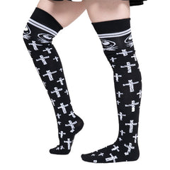 Calceta Larga Medieta Jack Cruces Rotas