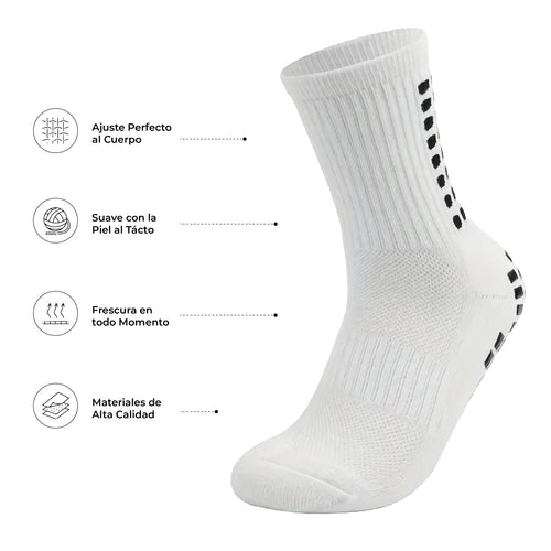 Calceta Deportiva Antiderrapante Niños