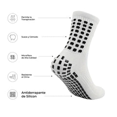 Calceta Deportiva Antiderrapante Niños