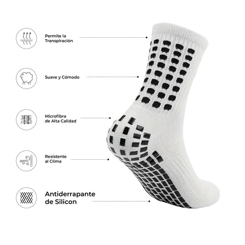 Calceta Deportiva Antiderrapante Niños