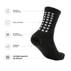 Calceta Deportiva Antiderrapante Niños