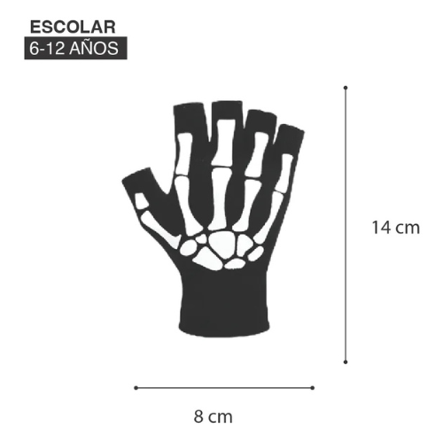 Guantes Esqueleto Niño Halloween