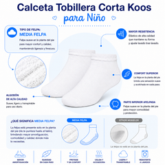 Tines Cortos Koos Niño 6 Pares by Don Calcetín