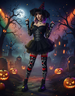 Calceta Larga Medieta Hueso Corazon