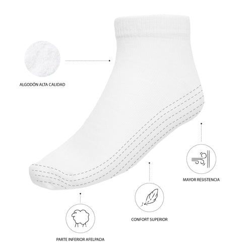 Tin Tobillero Largo Media Felpa