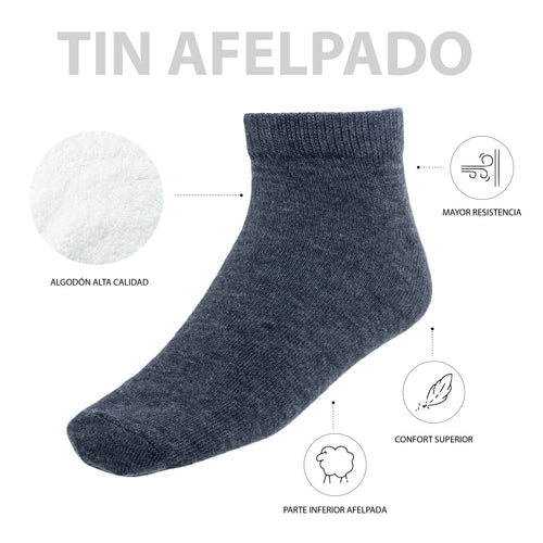 Tin Tobillero Alto Algodón Unitalla