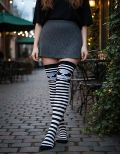 Calceta Larga Medieta Jack Rayas BN