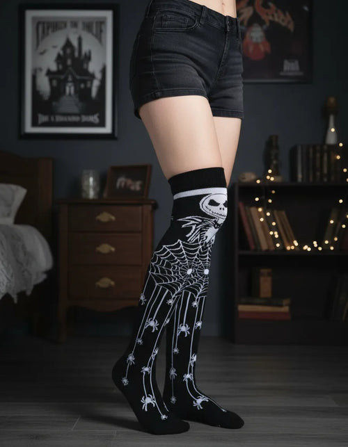 Calceta Larga Medieta Jack Calaca Telaraña