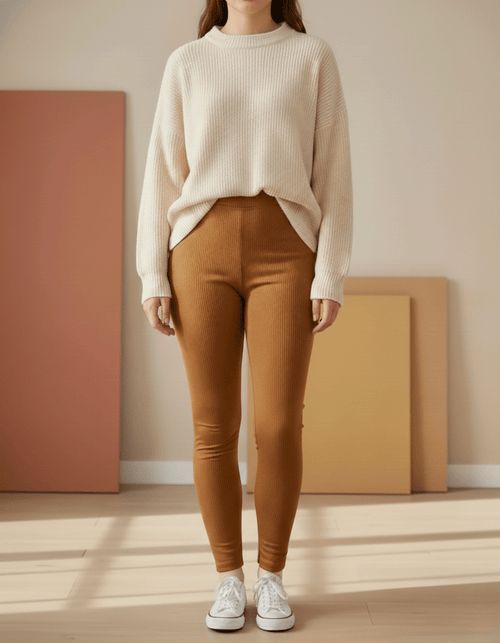 Leggings Mallón Pana Pantalon Ajustable Resalta Gluteo Strech - Don Calcetín