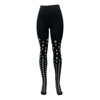 Malla Cruces Blancas Mujer - Accesorio Halloween Disfraces Elegante - Don Calcetín