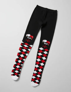 Malla Media Poker Negro Mujer