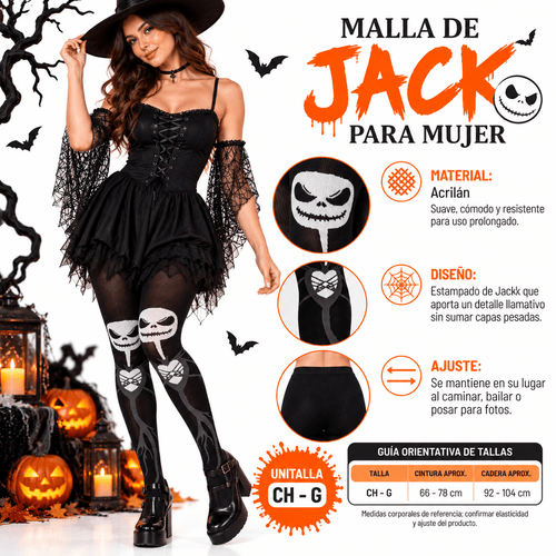 Mallas Diseño Jack Para Mujer - Don Calcetín