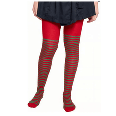 Mallas Navideñas Caramelo Villancicos - Mujer Verde y Rojo - Don Calcetín