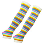 Manga Protectora Rayas Multicolor Blanco