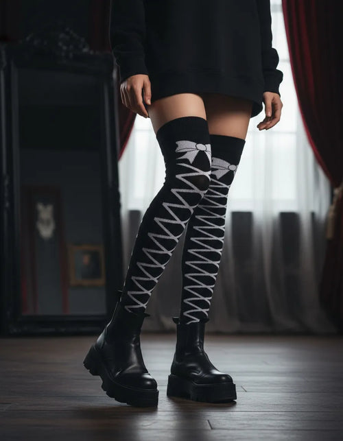 Calceta Larga Medieta Listón