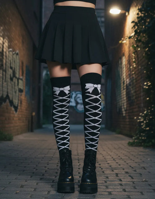 Calceta Larga Medieta Listón