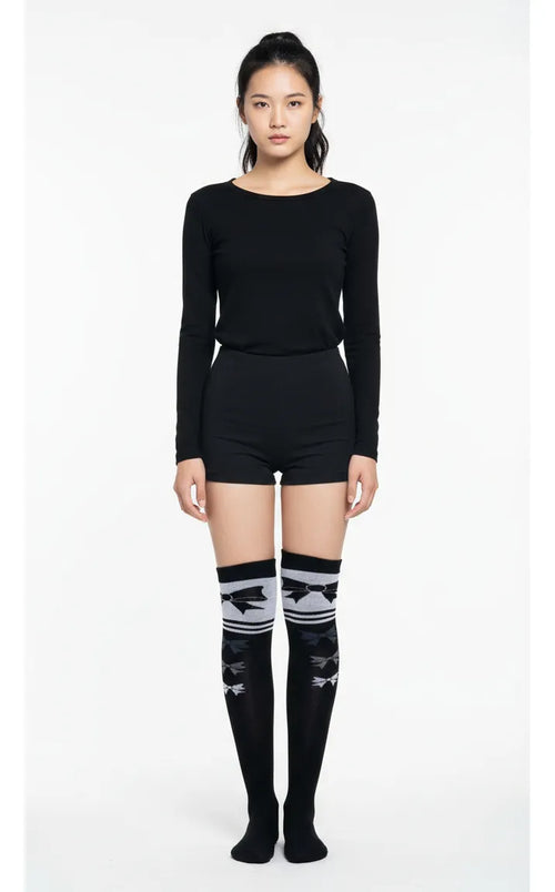 Calceta Larga Medieta Moño