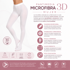 Pantimedia Microfibra 3D Mujer - Don Calcetín