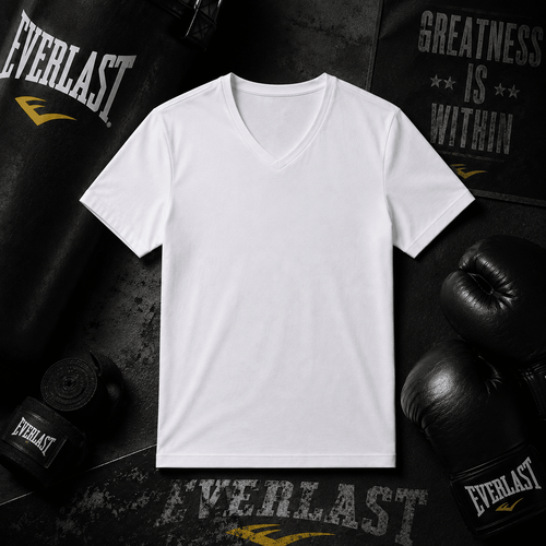 Playera Manga Corta Cuello V Everlast - Don Calcetín