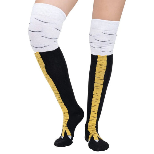 Calceta Larga Medieta Gallina Pata De Pollo