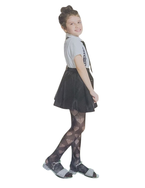 Malla Pantimedia Calada Nylon Para Niña Varios Diseños