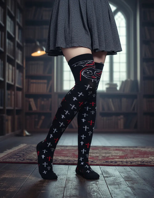 Calceta Larga Medieta Sally Jack Cruces