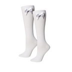 Calceta Escolar Con Moño Suave Niña Calidad Superior