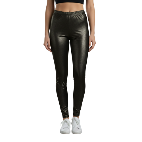 Leggings Brillosos Mujer Vinipiel Sexy Strech Uso Diario by Don Calcetín