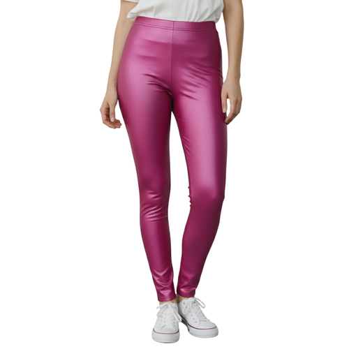 Leggings Brillosos Mujer Vinipiel Sexy Strech Uso Diario by Don Calcetín