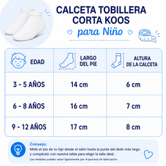 Tines Cortos Koos Niño 6 Pares by Don Calcetín