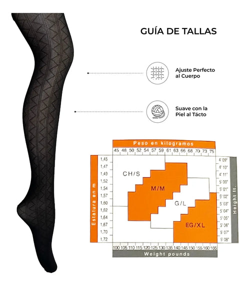 Pantimedia Mujer Dorian Grey - Alta Calidad by Mi tienda